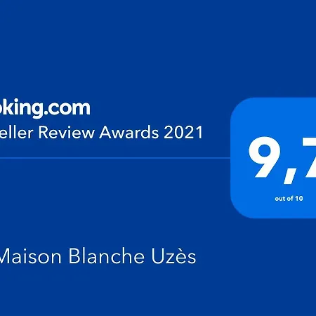 La Maison Blanche Uzes Alojamento de Acomodação e Pequeno-almoço *